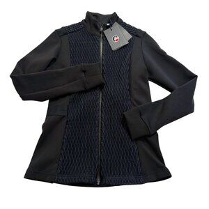Fusalp Meryl Quilted Ski Jacket in Black/Navy